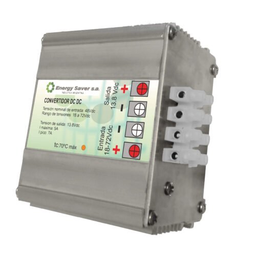 Convertidor 12Vcc a 5Vcc 10A 50W Gabinete Metalico