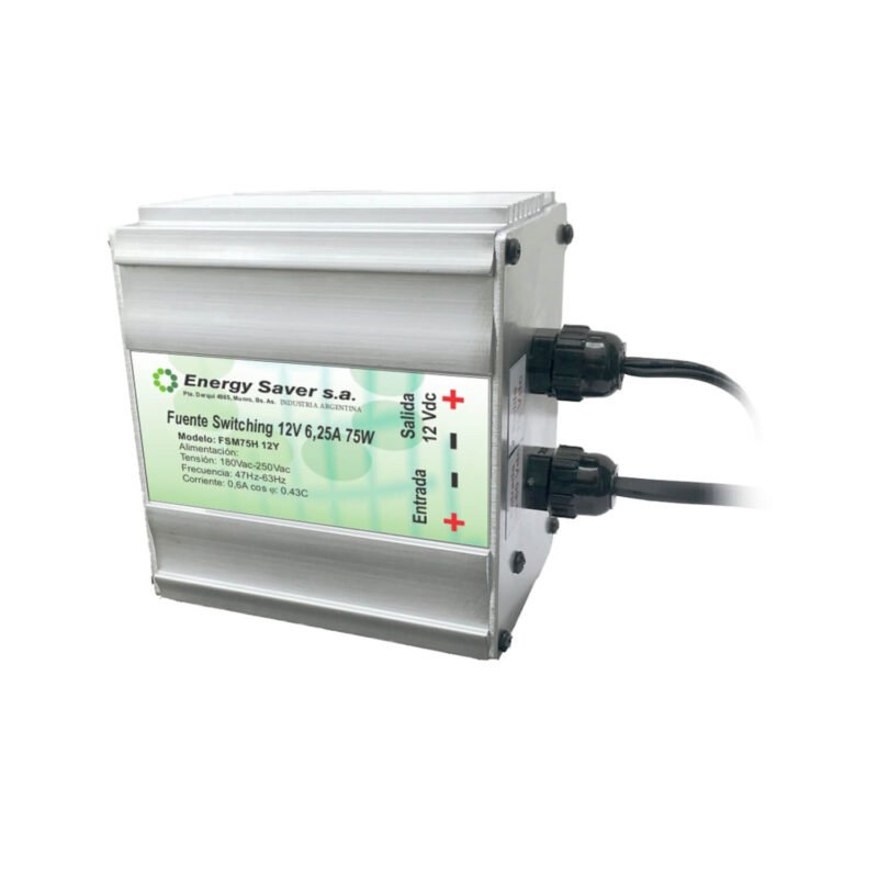 Fuente Switching 12V 10A 120W Industrial Gabinete Metalico Exterior IP67