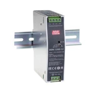 Convertidor Mean Well 16,8~33,6Vcc a 24V 5A 120W Industrial Gabinete Metalico Riel Din | DDR-120B-24