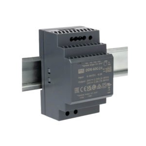 Convertidor Mean Well 18~75Vcc a 15V 4A 60W Industrial Gabinete Plastico Riel Din | DDR-60L-15