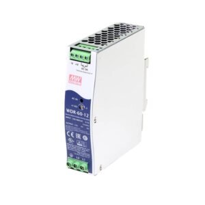 WDR60-01 Fuente Switching Mean Well 5V 10A 50W Industrial Riel Din | WDR-60-5