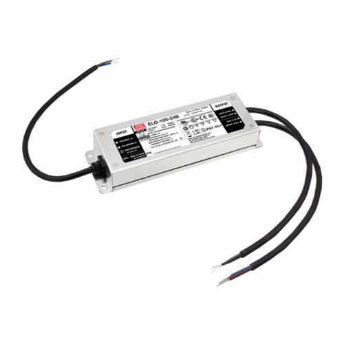 Driver LED Mean Well 54Vcc 1.78A 96.12W CV+CC 0-10V/PWM Metalico IP67 | ELG-100-54B