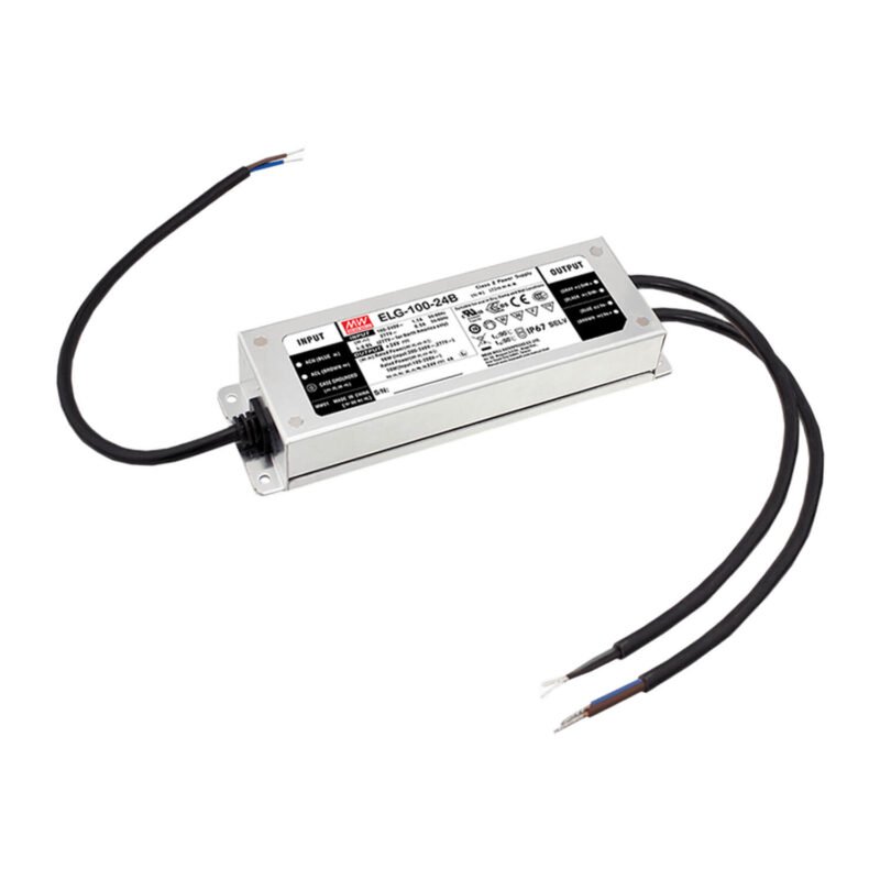 Driver LED Mean Well 54Vcc 1.78A 96.12W CV+CC DALI Metalico IP67 | ELG-100-54DA