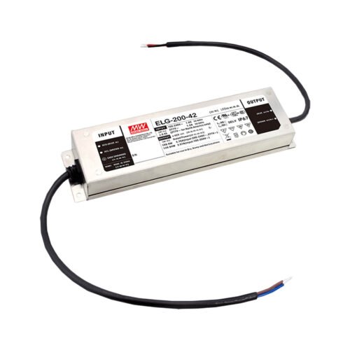 ELG-200-01 Driver LED Mean Well 54Vcc 3.72A 200.88W CV+CC 0-10V/PWM Metalico IP67 | ELG-200-54B