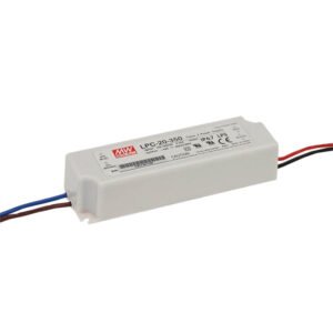 Fuente Switching Driver Led Mean Well 24Vcc 1.5A 36W CV Plastico IP67 | LPV-35-24