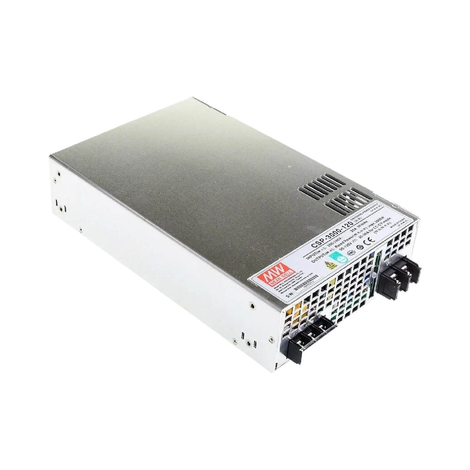 Fuente Switching Mean Well 250V 12A 3000W Industrial Alta Tension Modular | CSP-3000-250