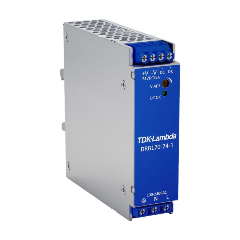 DRB120-01 Fuente Switching TDK Lambda 24V 5A 120W Industrial Riel Din | DRB120-24-1