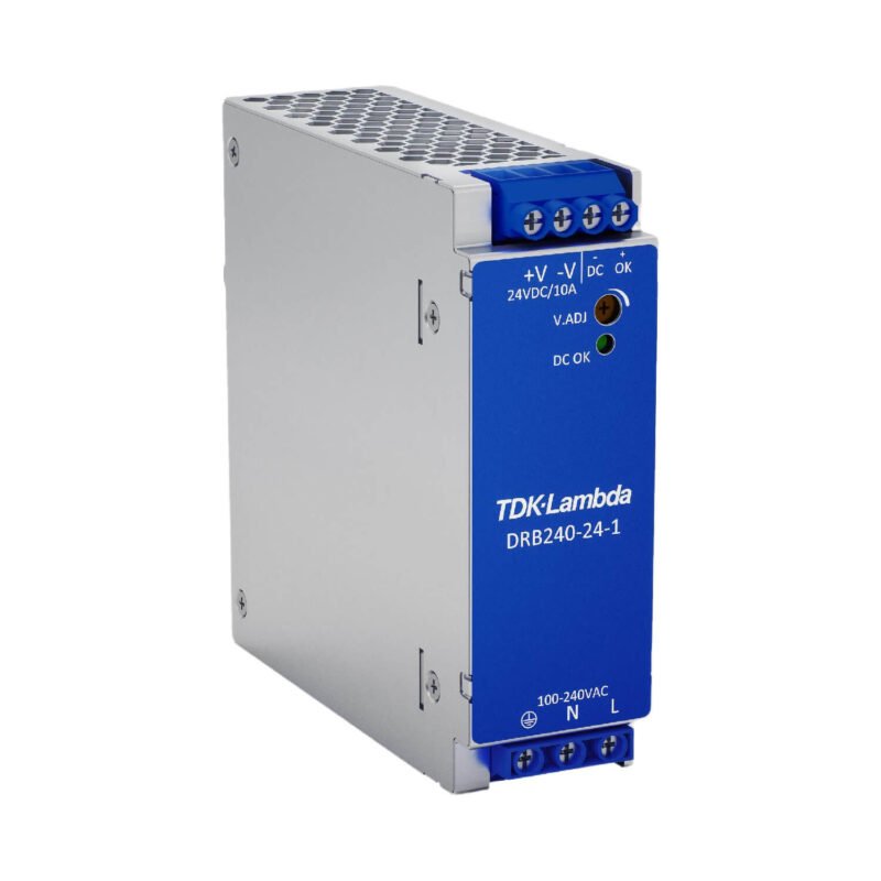 DRB240-01 Fuente Switching TDK Lambda 24V 10A 240W Industrial Riel Din | DRB240-24-1